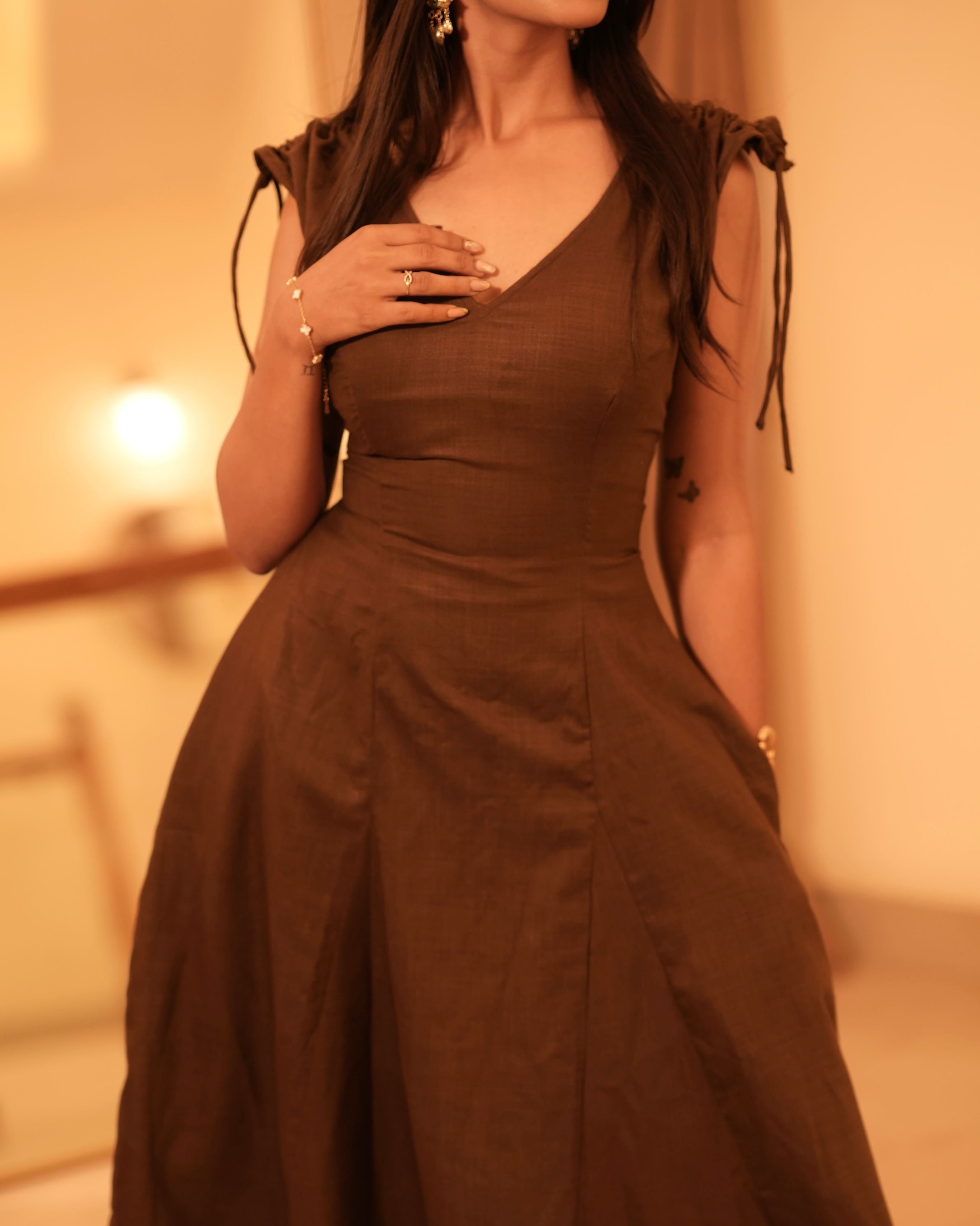 Espresso Dress – Pearloze.com