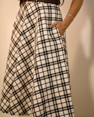 Amber Plaid Skirt