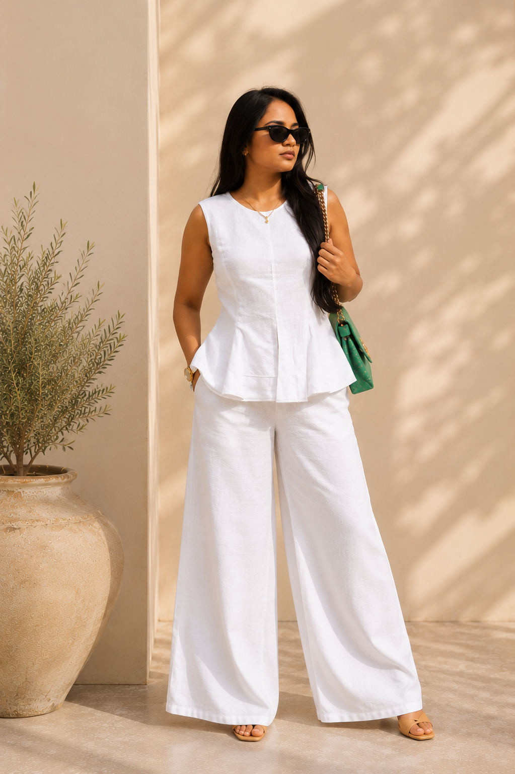 Evara Linen Co-ordset (Pre-Order)