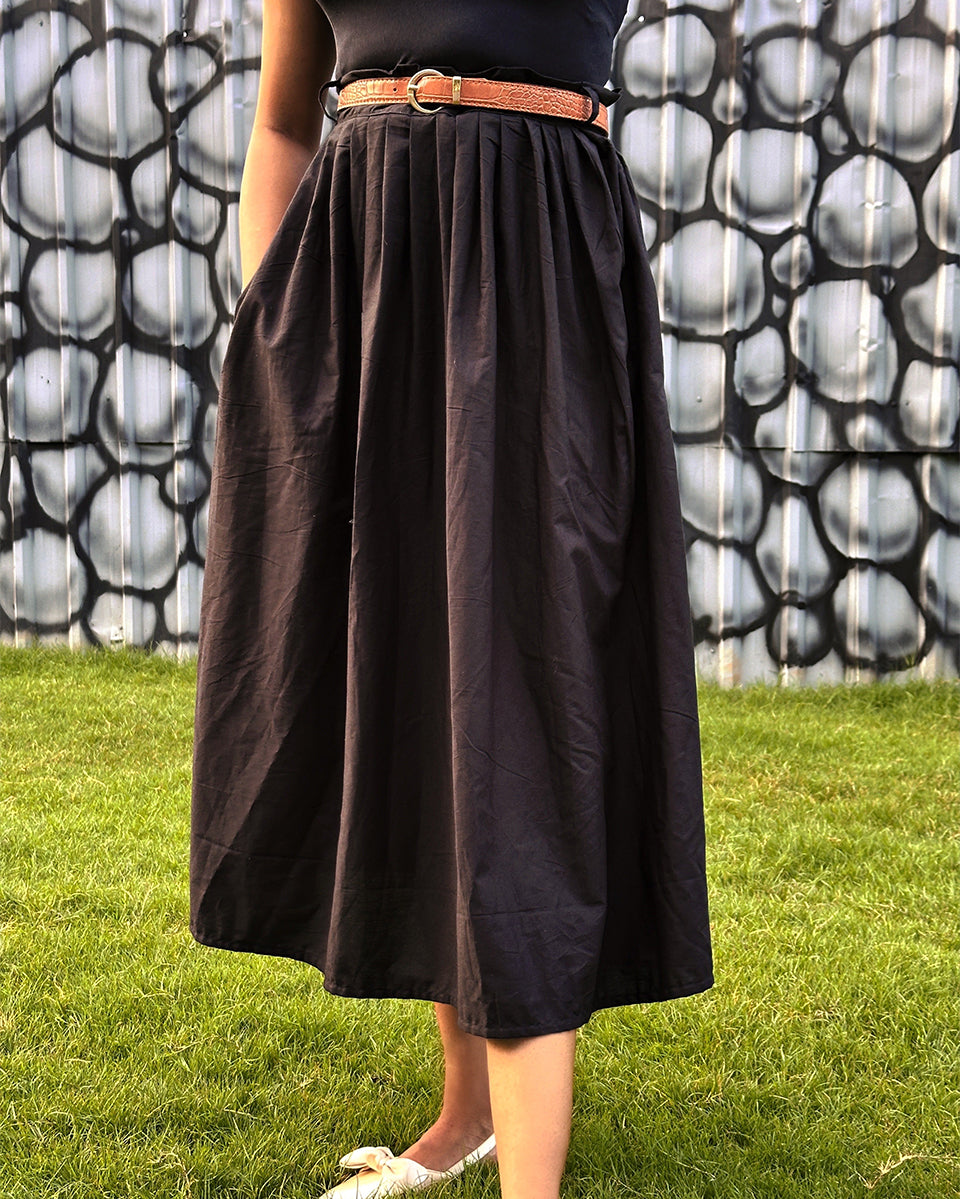 Darla A-line Pleated Skirt