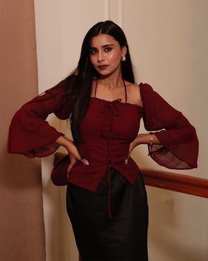 Halley top (Maroon)