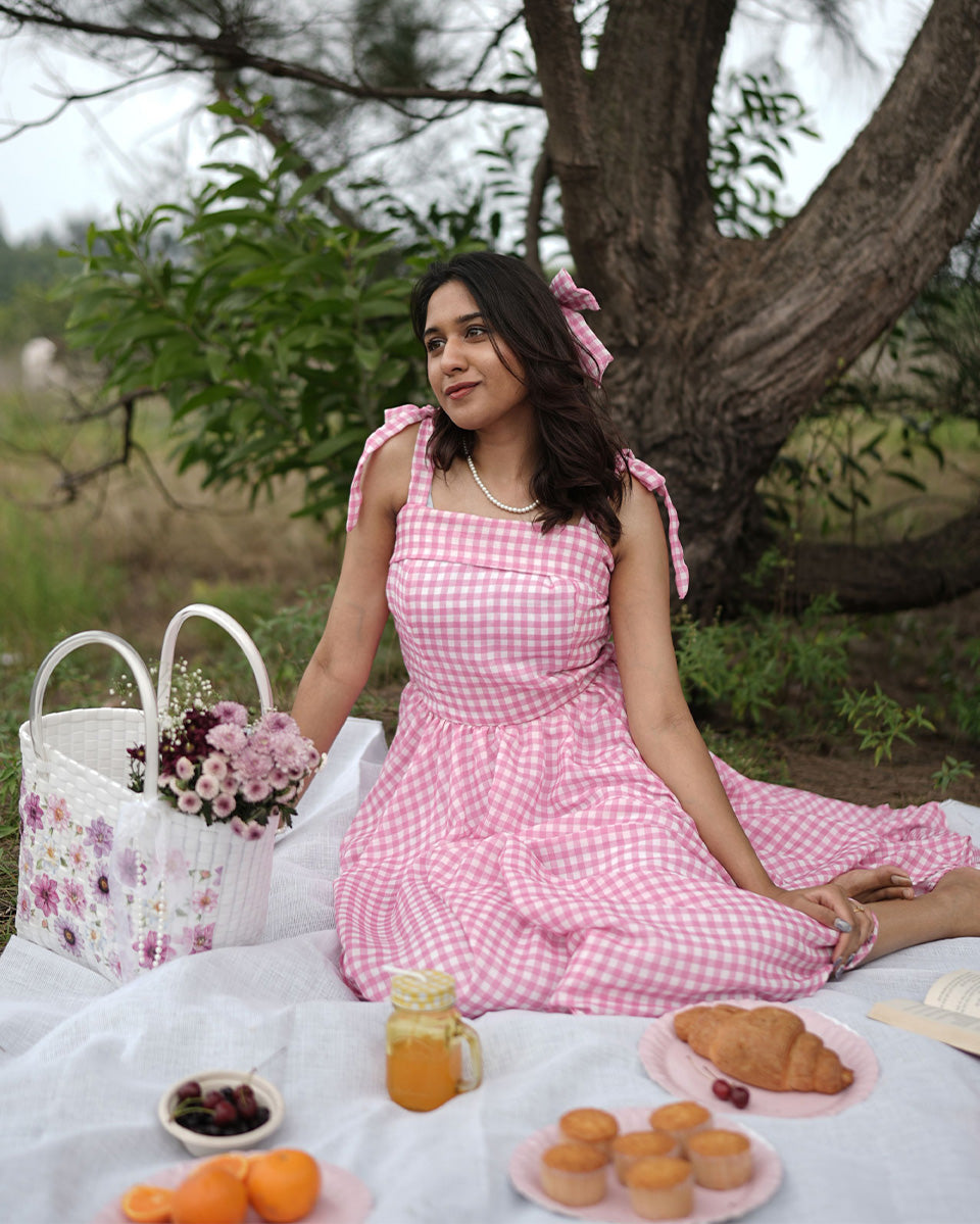 Sophie Gingham Dress