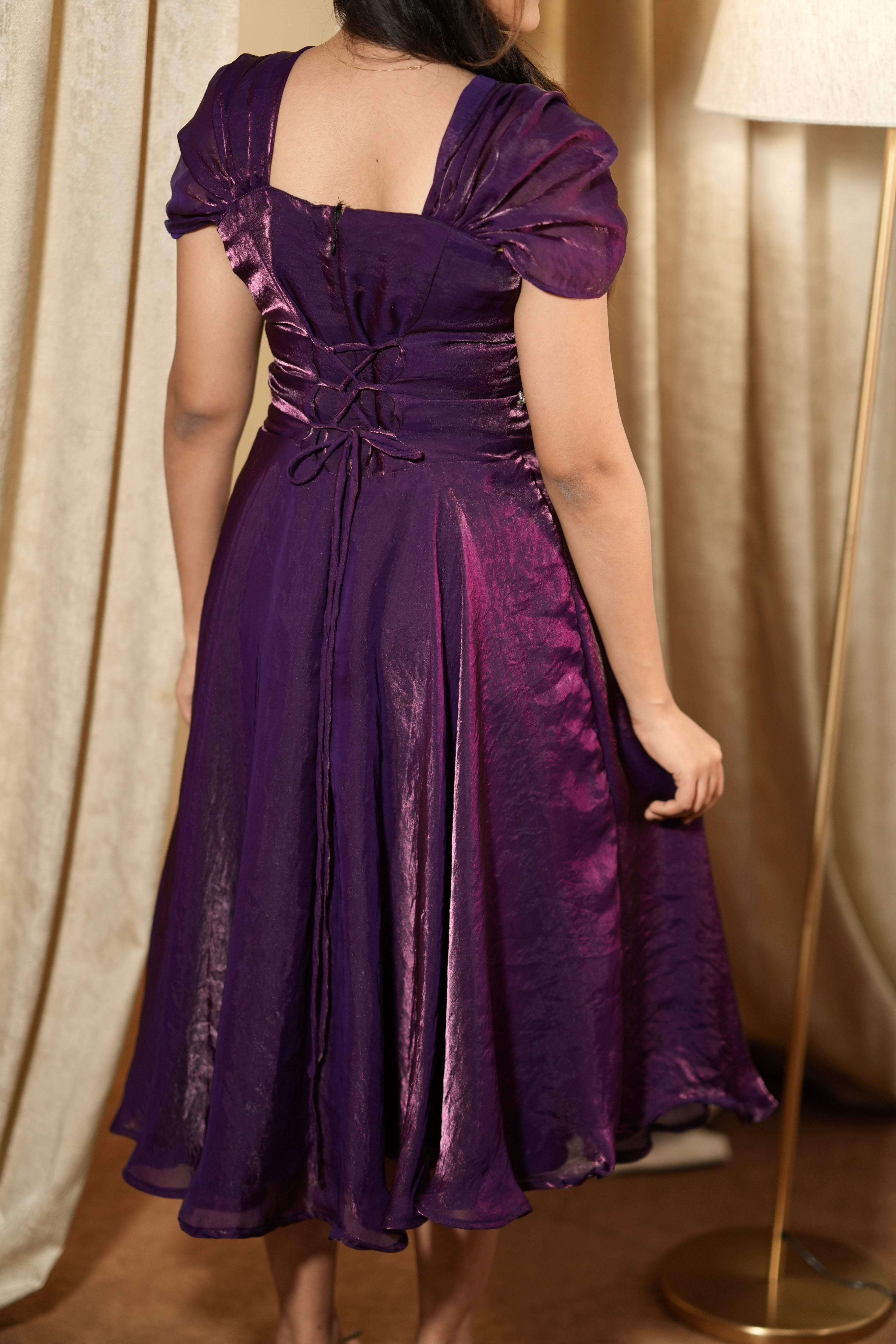 Delilah Glow Dress (Purple)