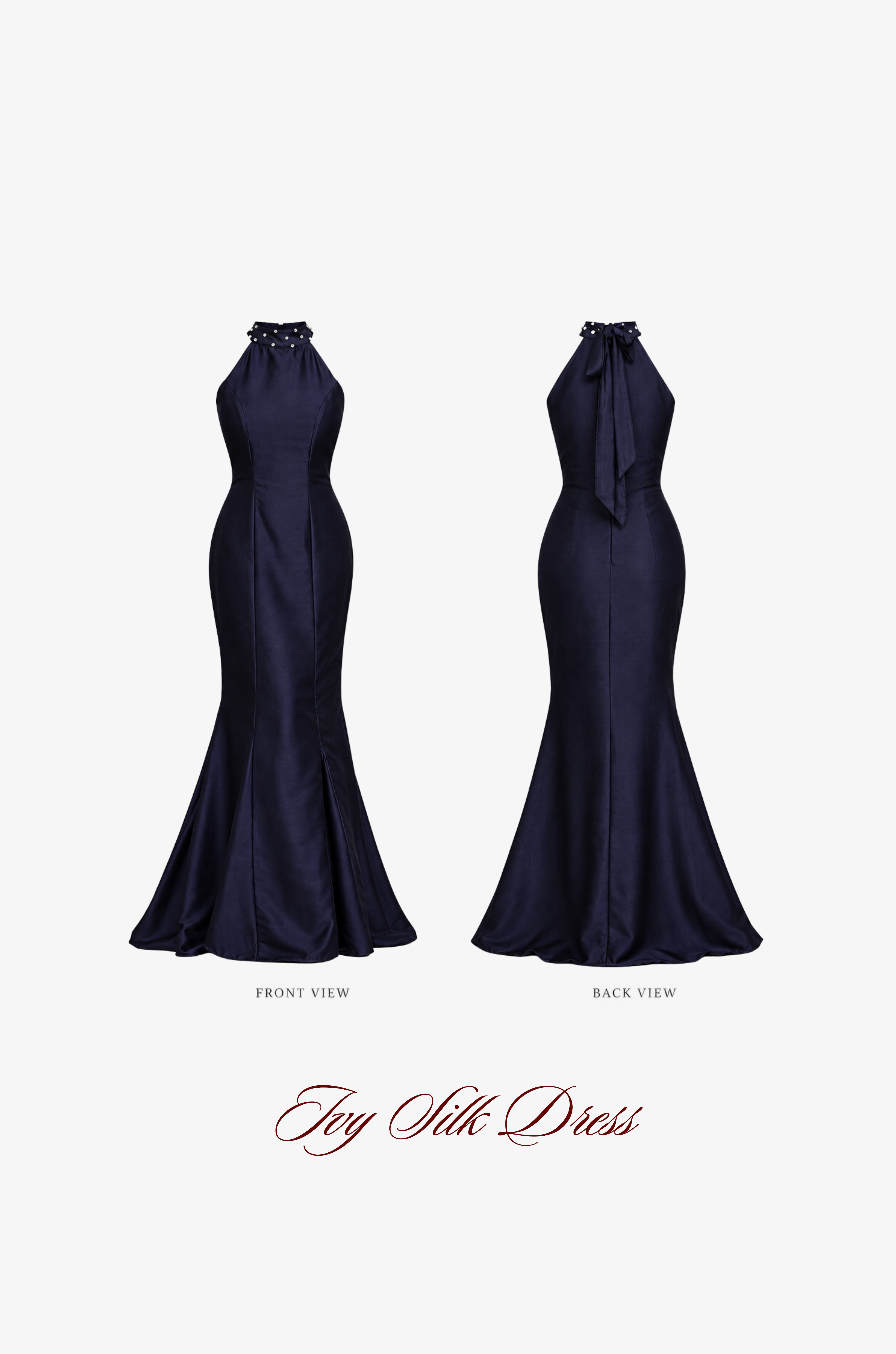 Ivy Dress (Navy blue)