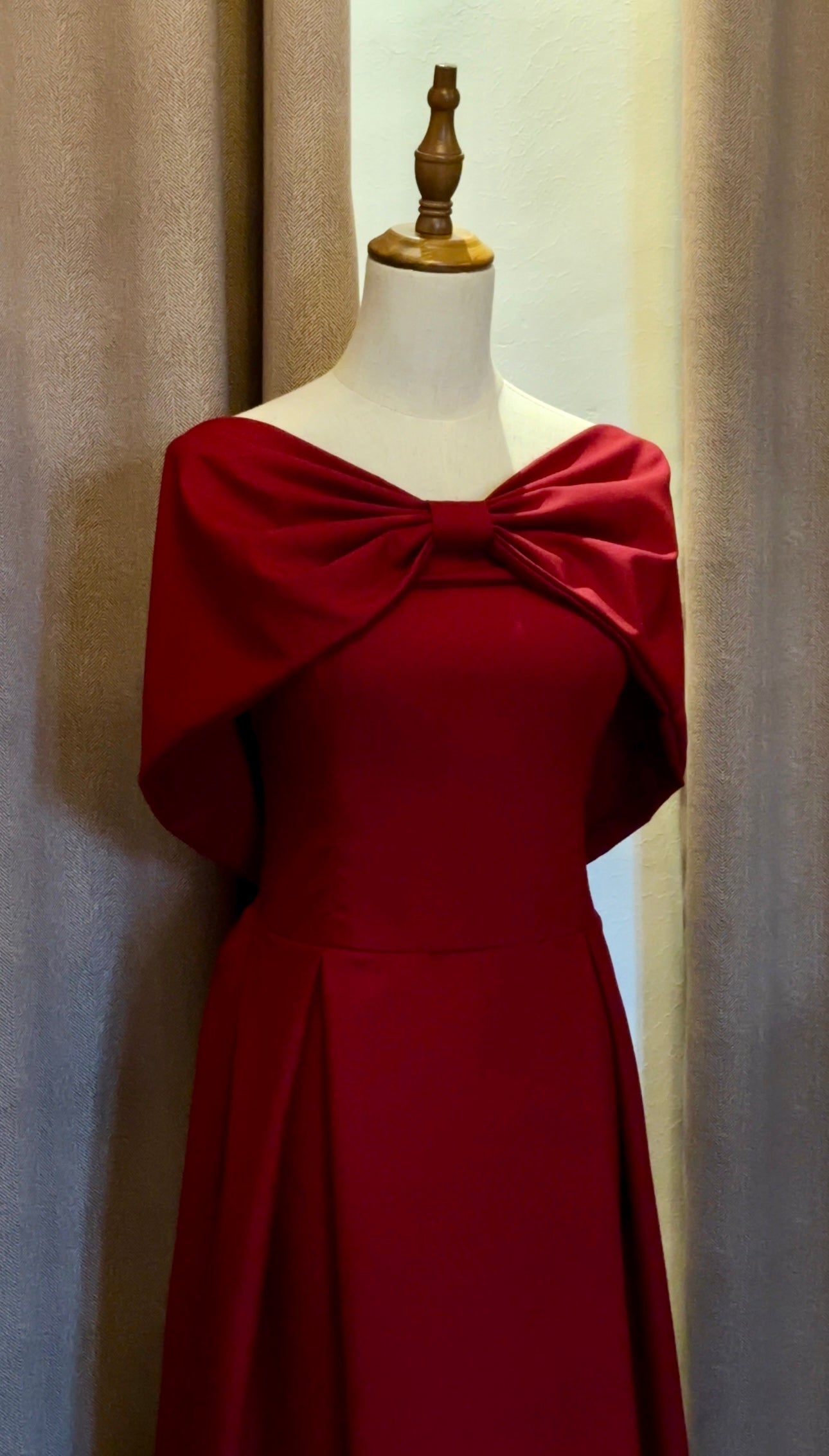 Anastasia Detachable Bow Dress