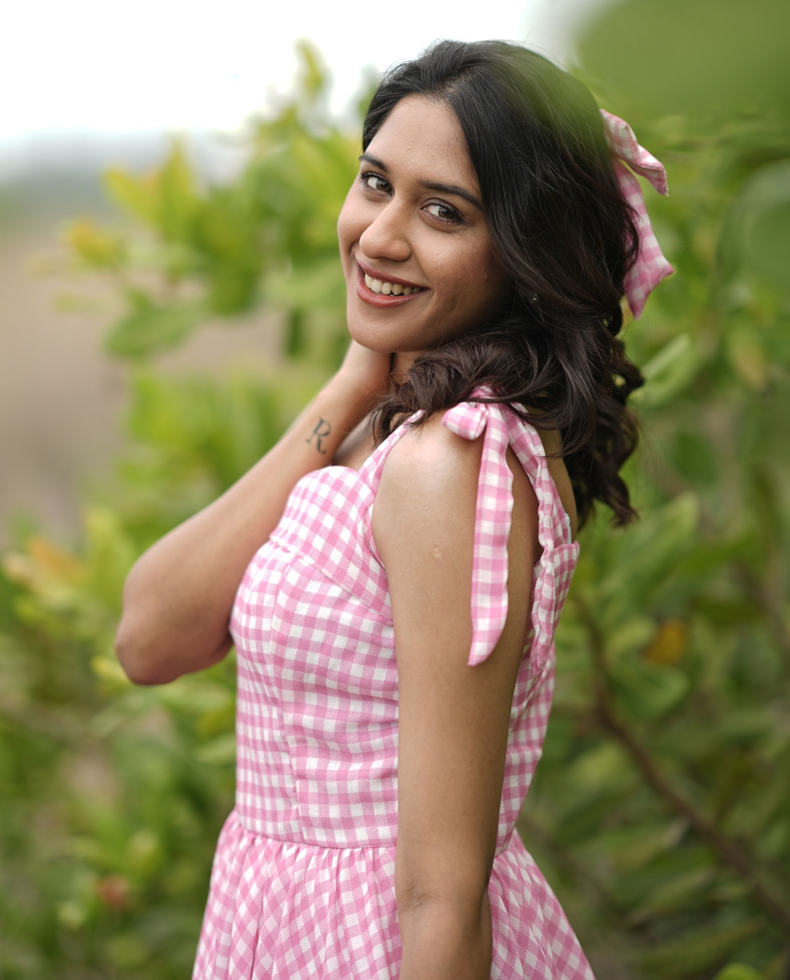 Sophie Gingham Dress