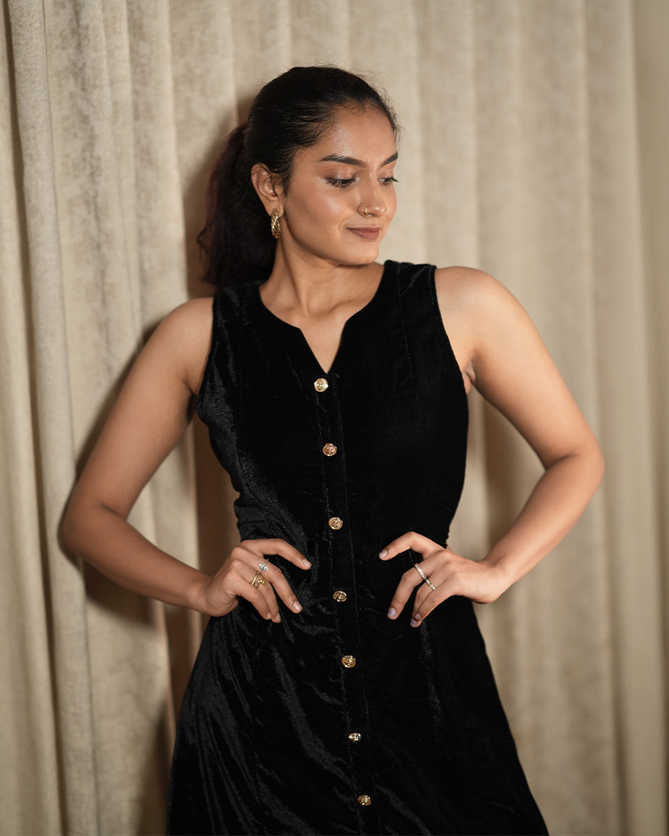 Rachel Velvet Dress