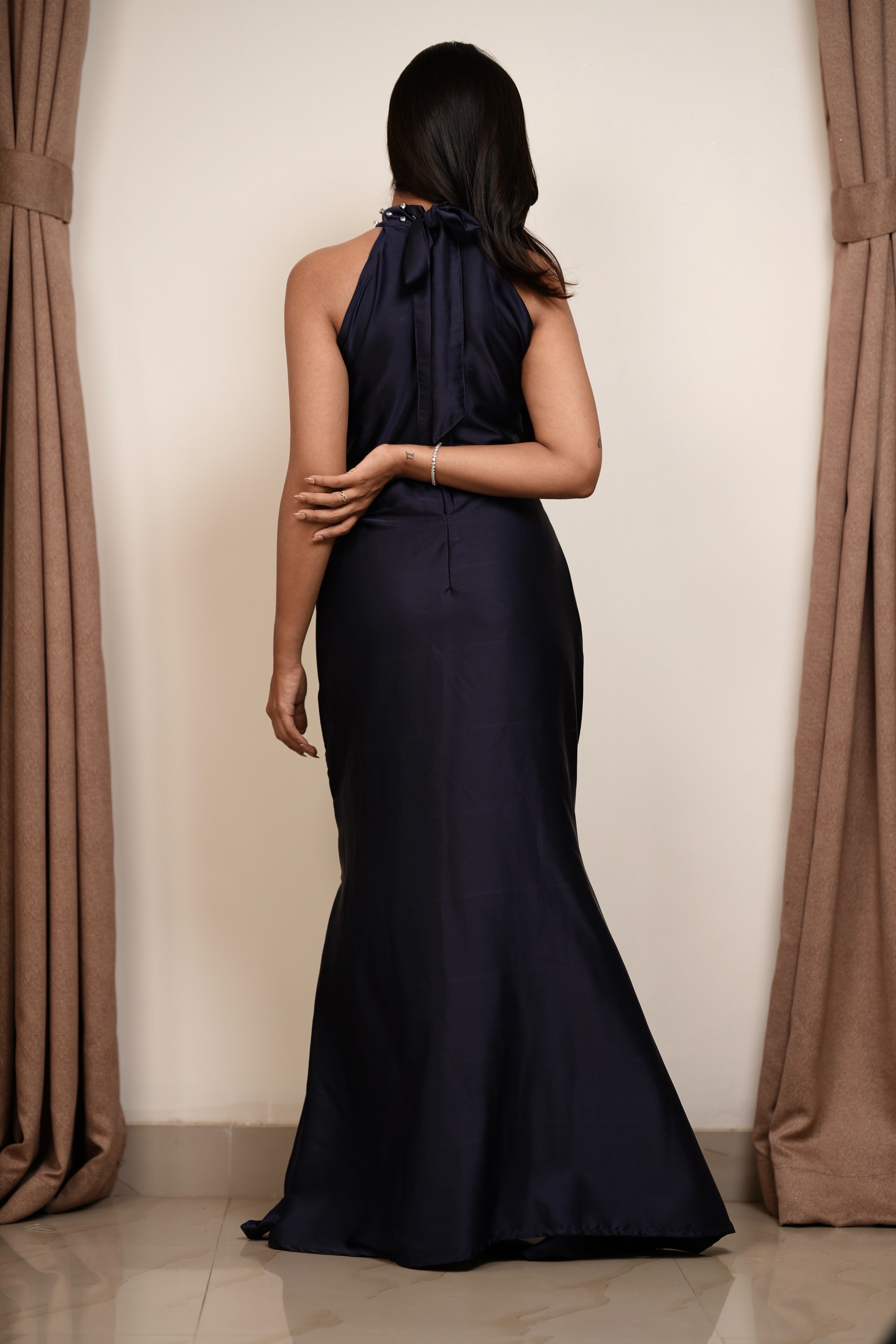 Ivy Dress (Navy blue)