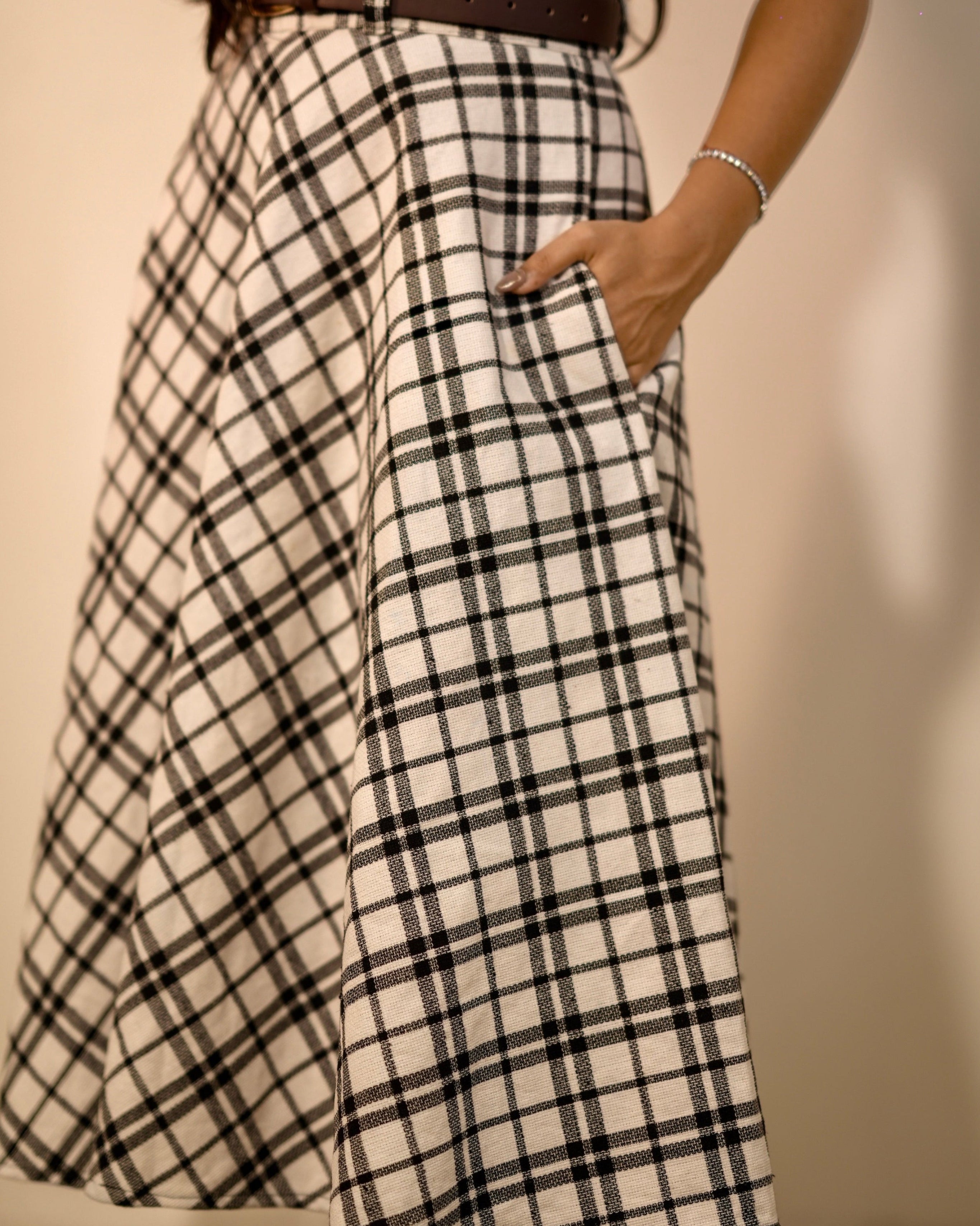 Amber Plaid Skirt