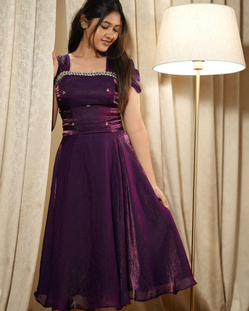 Delilah Glow Dress (Purple)