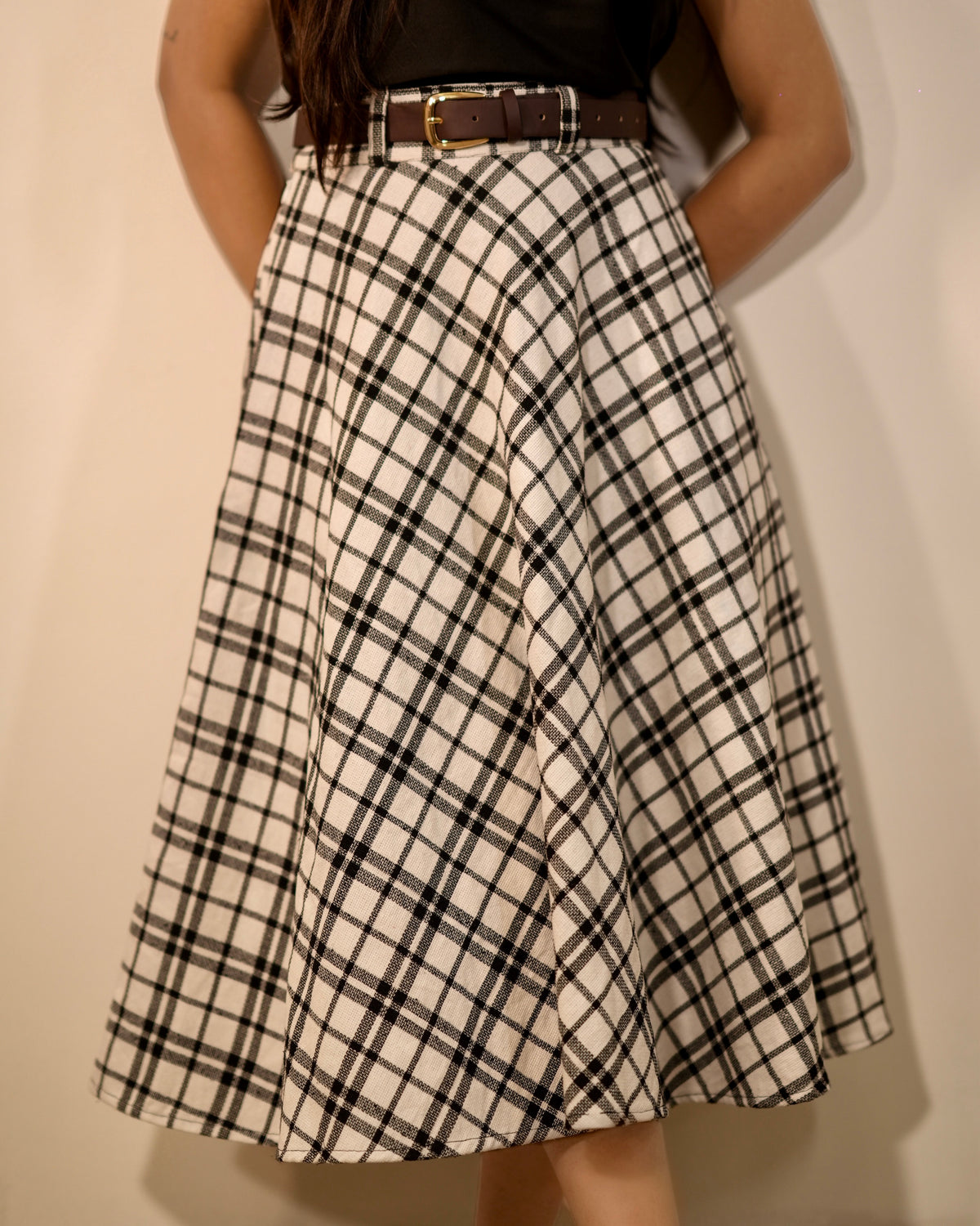 Amber Plaid Skirt