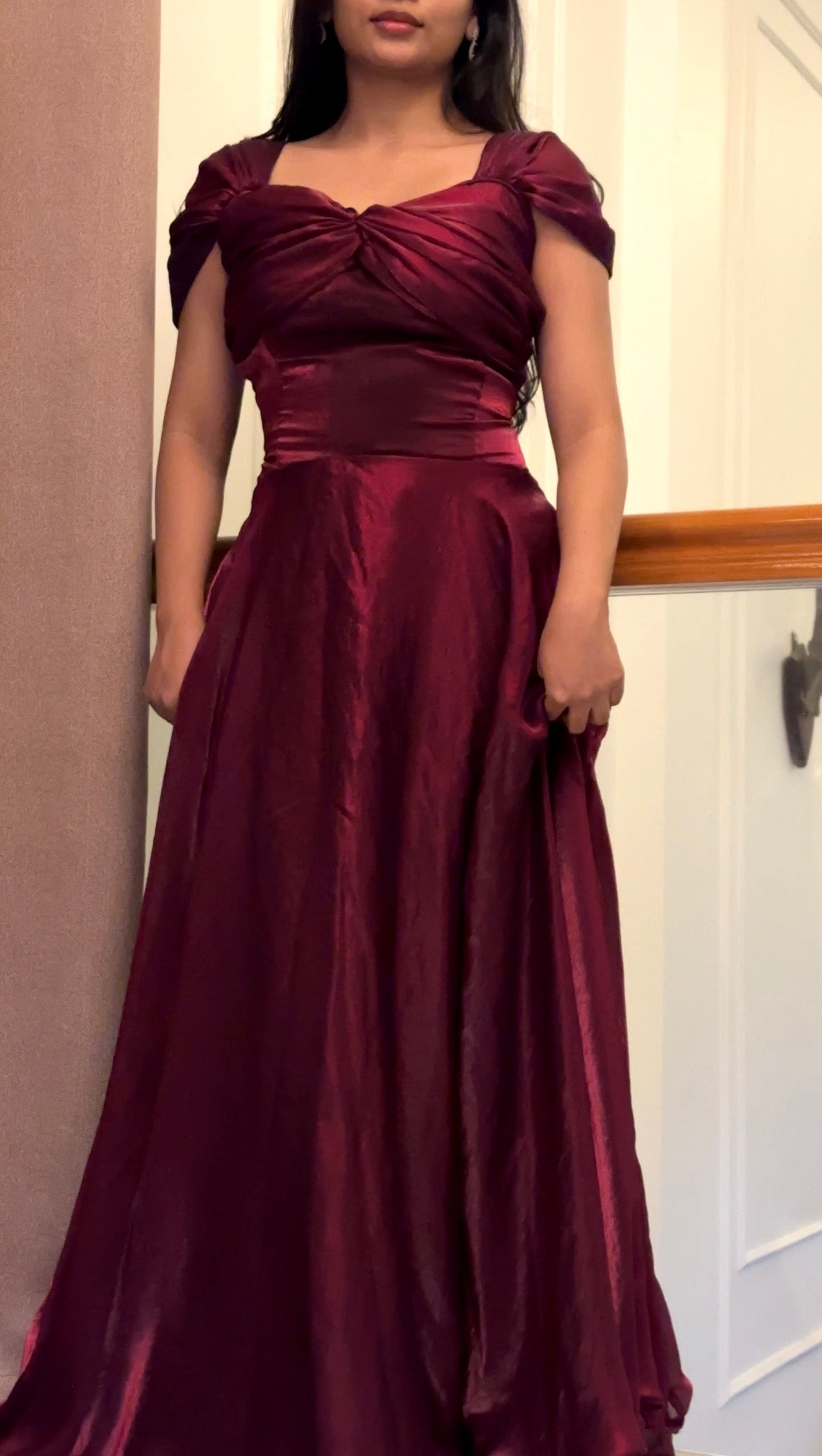 Midnight Muse Dress (Deep Red)