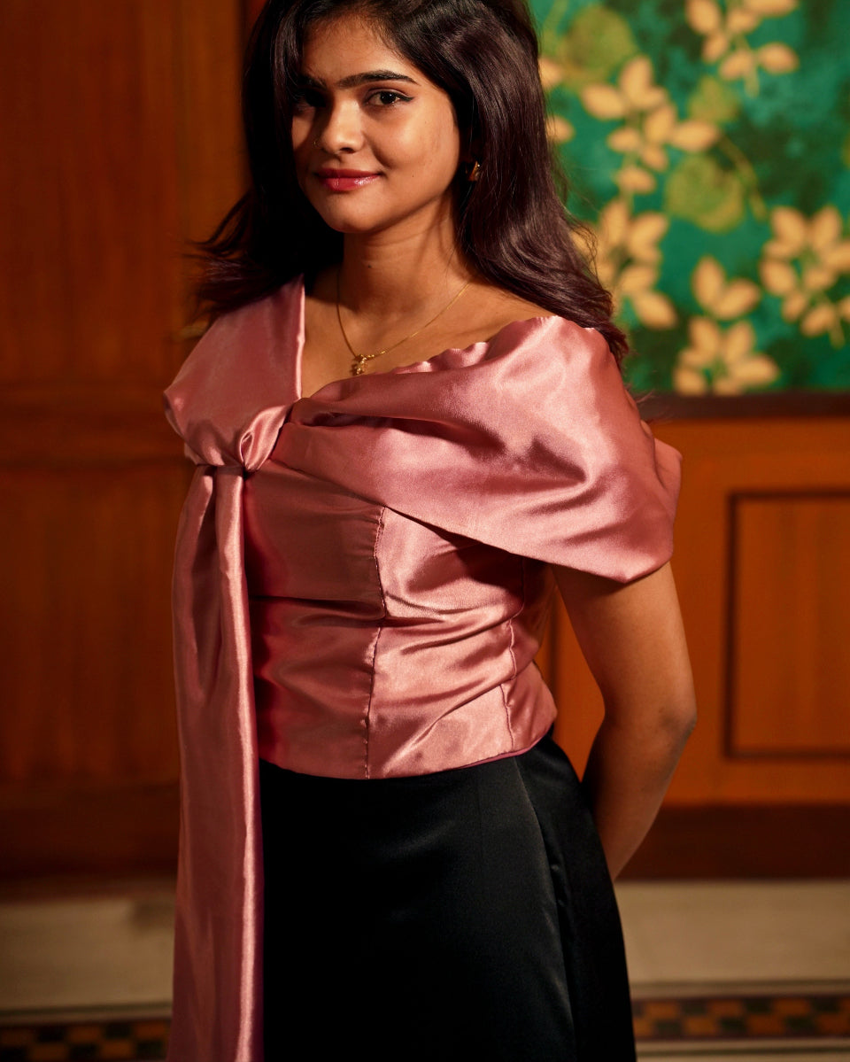 Rose Drape Top