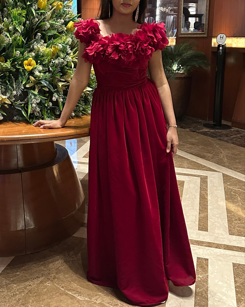 Carmella Velvet Dress